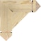 Ekena Millwork Traditional Arts & Crafts Rough Sawn Bracket, Douglas Fir, 4"W x 14"D x 14"H BKT04X14X14TRA03RDF - alternate 2